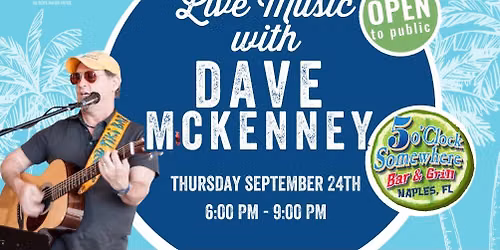 LIVE MUSIC with Dave McKenney