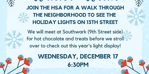 Southwark HSA Winter Walk