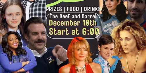 Comfort Show Trivia Night (Glee, Ted Lasso, Gilmore Girls, Sex and the City) 