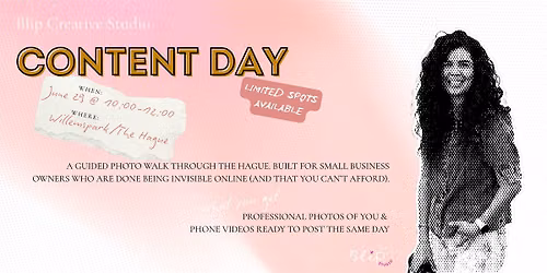 Content Day for Entrepreneurs @Wilemspark\/TheHague