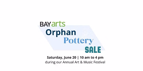 Orphan Pottery Sale