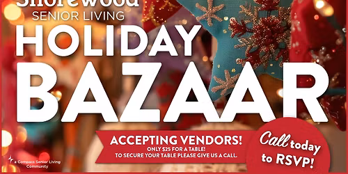 Holiday Bazaar at Shorewood Senior Living