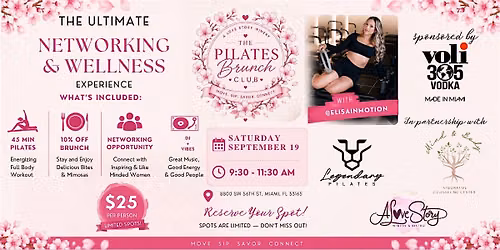 The Pilates Brunch Club-September
