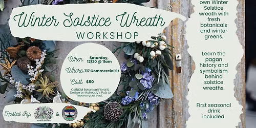Winter Solstice Wreath Workshop