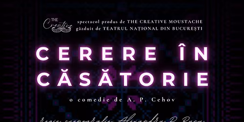 CERERE IN CASATORIE - A.P. Cehov  Sala Atelier 24.11