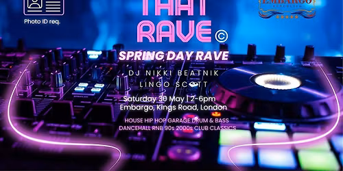 MUMS THAT RAVE SPRING DAY RAVE SAT 30 MAY 2026