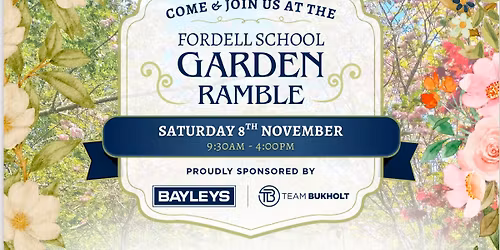 2025 Fordell School Home and Garden Ramble