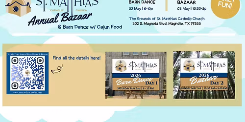 2026 St. Matthias Annual Barn Dance & Bazaar
