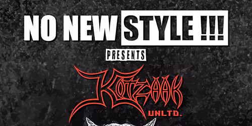 NNS PRESENTS: KOTZAAK - OUTDOOR PARTY