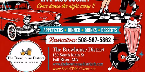 SUMMER NIGHT - 50s SOCK HOP PARTY Rock n Roll & Doo-Wop Retro Party at The Brewhouse District