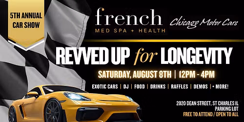 5th Annual Car Show @ French Med Spa + Health