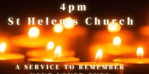 Memorial Service at St Helen\u2019s Church