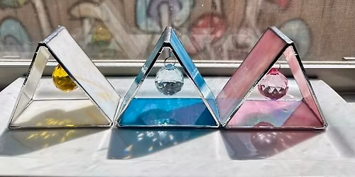 3D Triangle Prism Suncatcher Class