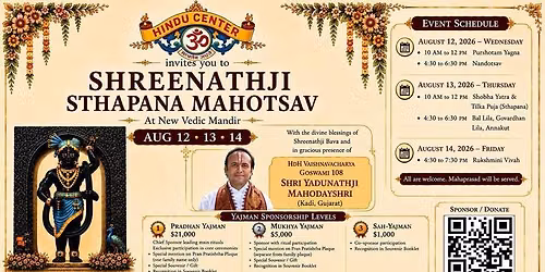 Lord Shreenathji Sthapana Mahotsav