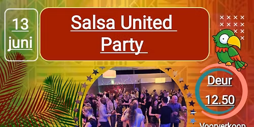 13 juni  Bachata workshop en party