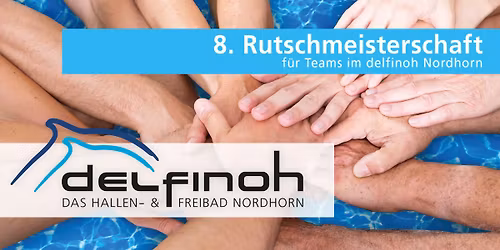 Rutschmeisterschaft f\u00fcr Teams (Erwachsene) im delfinoh Hallenbad