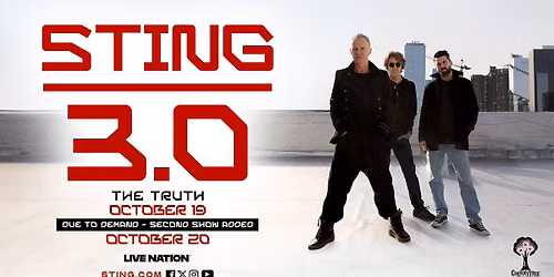 STING 3.0 Tour