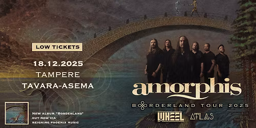 TuskaLive: Amorphis 18.12.2025, Tavara-Asema, Tampere (SOLD OUT)