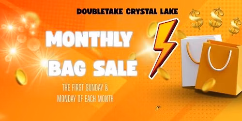 Double Take's Monthly Bag Sale!