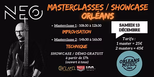 Masterclasses et showcase \u00e0 ORL\u00c9ANS - Orl\u00e9ans Music Store