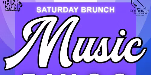 Saturday Brunch Music Bingo @ Goldfinch Tap + Eatery (Marion, IA) \/ 3rd Saturday of the Month @ 11am