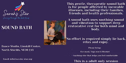 Sarah's Star Charity - Sound Bath