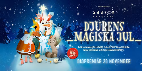 Djurens magiska jul (50kr per biljett och popcorn ing\u00e5r, alltid)