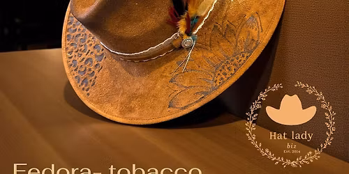 Learn & Create: Western Hats & Suede Ball Caps |Hat Lady Biz |Tomahawk, WI