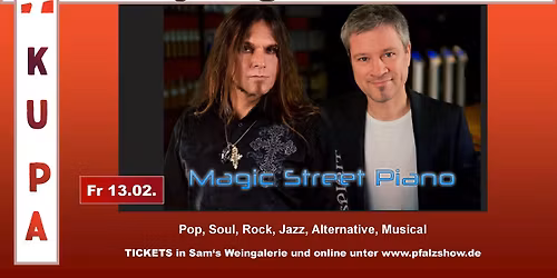Magic Street Piano - Pop, Soul, Rock, Alternative, Jazz, Musical