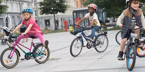 Cykelleg for familier under cykelfestival