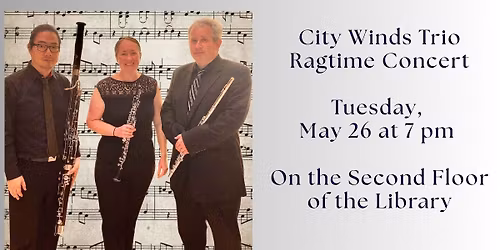City Winds Trio Ragtime Show
