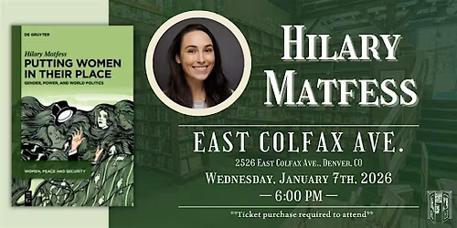 Hilary Matfess Live at Tattered Cover Colfax