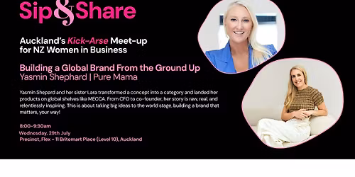 Sip & Share. Building a Global Brand From the Ground Up with Yasmin Shepard