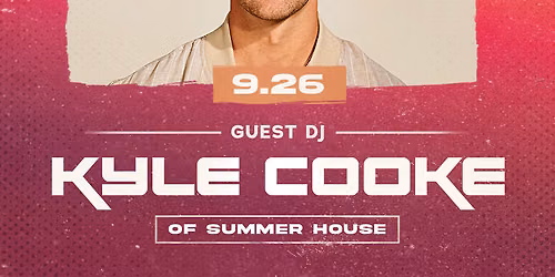 DJ Kyle Cooke of Summer House