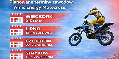 II Runda AMIC Energy Motocross 13-14.06.2026 Lipno