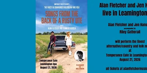 Songs from the Back of a Rusty Ute - Alan Fletcher Live WAITLIST ONLY