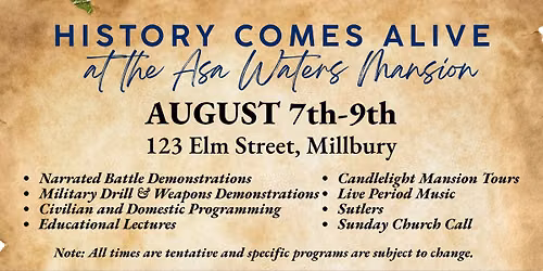 History Comes Alive at the Asa Waters Mansion