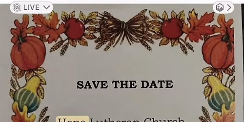 Hope Lutheran Church Annual Fall Festival