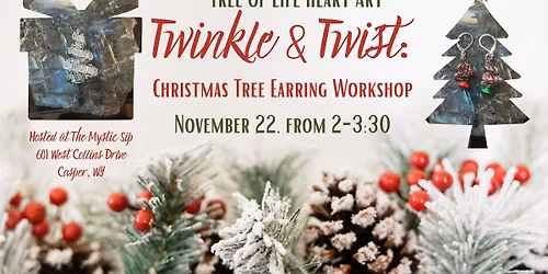 Twinkle & Twist: Christmas Tree Earring Workshop