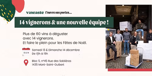 Salon des Vignerons de Vineaste \ud83d\udccdMont-Saint-Guibert \ud83c\udf7e