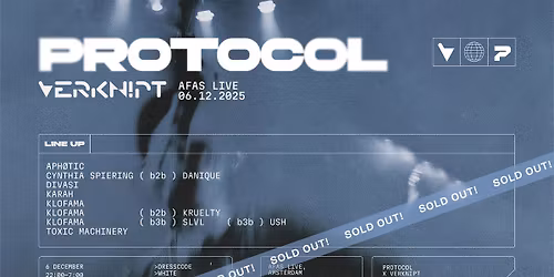 PROTOCOL x VERKNIPT - 6 December