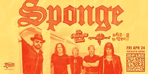Sponge & more, live in West Chicago at The WC Social Club!