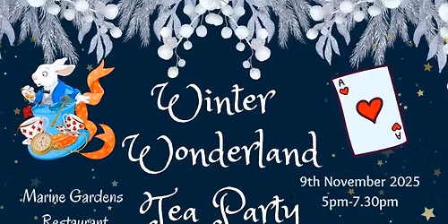 Winter wonderland tea party - in aid of andy's angels