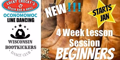 Line Dance Lessons Beginners 4 Week Session - Oconomowoc
