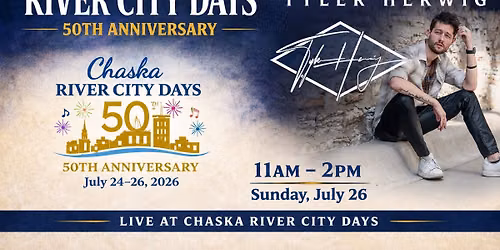Tyler Herwig at Chaska River City Days 50th Anniversary