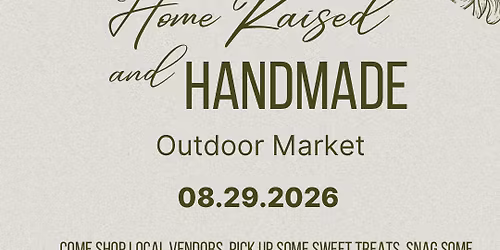 Shuggie Kanes Hand Raised & Homemade Outdoor Market