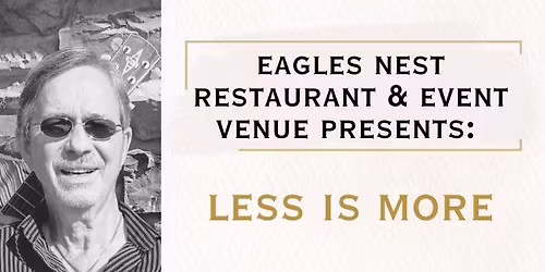 Less is More LIVE in the BAR!