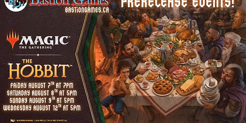 Bastion Games MTG The Hobbit Prerelease Events!