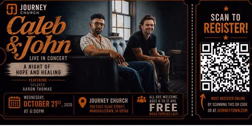 CALEB & JOHN CONCERT--A NIGHT OF HOPE AND HEALING