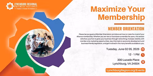 Maximize Your Membership: Member Orientation
